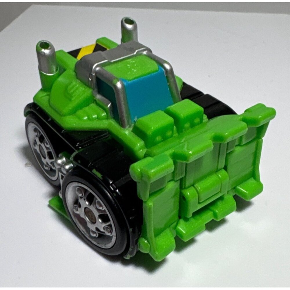Transformer Rescue Bot Flip Racers Race Cars Bulldozer Mini Playskool - Picture 6 of 11